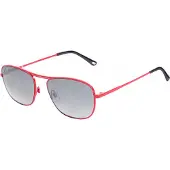 WEB EYEWEAR Lunettes de soleil - - WE0199-66C - Rouge Gris - Ø 55 mm - Métal