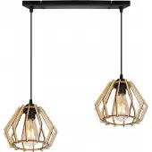 Light11 HOME Suspension moderne en bois avec éclairage LED