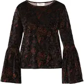 Usha Chemisier marron / chocolat / noir