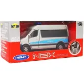 Welly Mercedes Sprinter 1:34 Police Argent