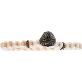 Lancaster Jla-br-owl3wh Bracelet Doré Femme