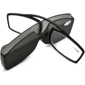 MaxPower (1.5) Lunettes de lecture à pince-nez Lunettes presbytes avec étui