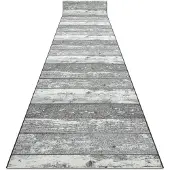 Rugsx TAPIS DE COULOIR antidérapant 120 cm Bois, planche gris 120x550 cm