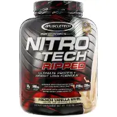 Muscletech , Nitro Tech Ripped, Protéine Minceur + Perte de Poids, Vanille Française, 4 lbs (1,81 kg)