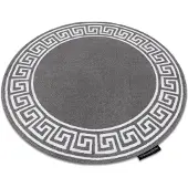 Rugsx Tapis HAMPTON Grecos cercle gris cercle 120 cm