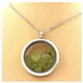 Bijoux Collier de péridot brut
