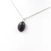 Bijoux Pierres et Minéraux. Collier Saphir. 15.31 ct. Afrique.