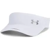 Under Armour Visière de Course Launch, Blanc (100)/Réfléchissant, Taille Unique