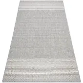 Rugsx Tapis SIZAL FLAT 48829637 chevrons gris 200x290 cm