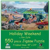 Sunsout Puzzle Holiday Weekend - Puzzle de plage 550 pièces pour adultes