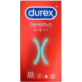Durex Préservatifs SENSITIVE SLIM FIT 10 u