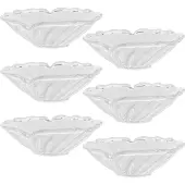 ABOOFAN 30Pièces Anneaux Protecteurs De Cire En Verre Pour Bougies Élégants