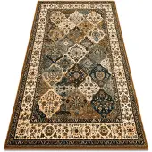 Rugsx Tapis en laine POLONIA Samari Ornement jadeit marron 235x350 cm