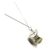 Bijoux Collier Pyrite brut 38.6 carats