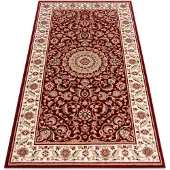 Rugsx Tapis NAIN Rosette, cadre 7176/51066 bordeaux 160x230 cm