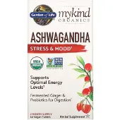 Garden of life , Organics, Ashwagandha, 60 Comprimés Végétaliens