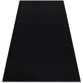 Rugsx Tapis ANTIDÉRAPANT RUMBA couleur unique noir 60x250 cm