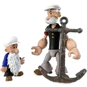 Boss Fight Studio Popeye Poopdeck Pappy Figure Wave 02 Multicolore