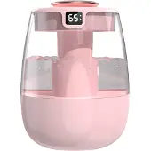 Tlily Humidificateur domestique pour chambre à coucher, prise USB, petit salon, rose