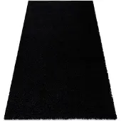 Rugsx Tapis SOFFI shaggy 5cm noir 200x290 cm
