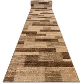 Rugsx Tapis de couloir KARMEL Deski planches noix 80cm 80x290 cm