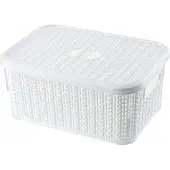 Kadax Panier Conteneur Boîte Avec Couvercle Panier 6L