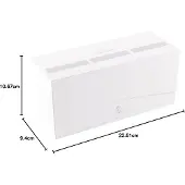 GameGenic Triple Deck Holder 300+ XL - Solution de rangement compacte pour trois jeux ou 300 cartes double pochette Comprend trois supports de