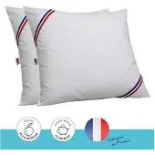 Dodo Coussins DODO Blanc 60 x 60 cm - Lot de 2