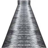 Rugsx TAPIS DE COULOIR antidérapant TOLTEC gris 67 cm 67x120 cm