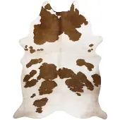 Rugsx Tapis Imitation Peau de vache, Vache G5069-2, cuir marron 155x195 cm