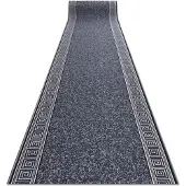 Rugsx TAPIS DE COULOIR antidérapant GREK grec, antidérapant gris 67cm 67x500 cm