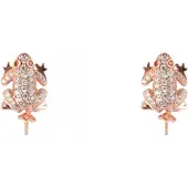 Lancaster Jla-ear-frog2 Earrings Doré Femme