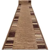 Rugsx TAPIS DE COULOIR antidérapant ADAGIO beige 90x300 cm