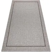 Rugsx Tapis SIZAL BOHO 39013037 Cadre beige 160x230 cm