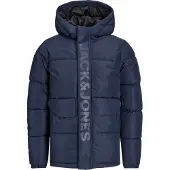 Jack & Jones Junior Veste d’hiver 'JCOSpeed' marine / bleu fumé