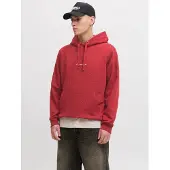Jack & jones Sweat-shirt 'JORNorrebro' canneberge / blanc