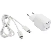 Essentials 1110019 (20 W, 1 portion), Chargeur USB, Blanc