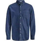 Jack & Jones Chemise 'JJEBROOK' bleu denim