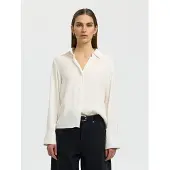 Selected Jonna Regular Fit Long Sleeve Shirt Blanc 36 Femme