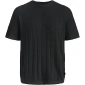Jack & Jones Ebradley Knit Short Sleeve T-shirt Noir 2XL Homme