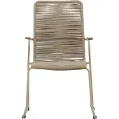 Venture Home Bois chaise de jardin beige.