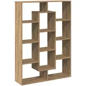 vidaXL Bibliothèque chêne artisanal 102x29x143 cm bois d'ingénierie