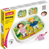 Quercetti Puzzle magnétique d'habillage Dressy
