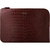 Selencia Pochette ordinateur Croco 15-16 pouces - Burgundy