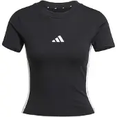 Adidas T-shirt 'Essentials' noir / blanc