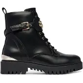 GUESS Bottines à lacets 'OLANNA' or / noir