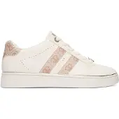 GUESS pour femme. FLTBRLELE12 Baskets Barlie beiges (39), 1 à 3 cm, Lacets, Casuel