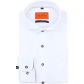 Suitable Chemise Herringbone Blanc taille 39