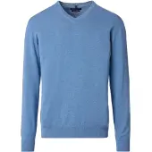 Casamoda Pull Col-V Bleu taille 3XL