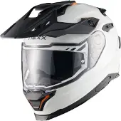 NEXX Y.TRAVL Plain Pearl Blanc Casque Intégral Adventure Taille 2XL
